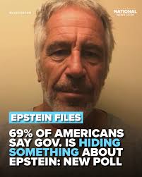Nearly 70% of Americans think the U.S. federal government isn't telling the  full truth when it comes to Jeffrey Epstein, according to a new poll from  Yahoo/YouGov. The poll, which was conducted