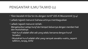 Arti ilmu tajwid menurut istilah. Tahsin Kaiserslautern 11 12 Juli 2014 Ppt Download