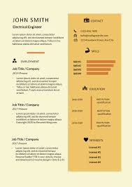 Free Ms Word Resume Templates Words Resume Templates Word Template