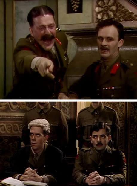 Flanders Pigeon MURDERER - this dialogue made me laugh so hard. My god Stephen fry singlehandedly nailed the whole court scene😂 : r/blackadder