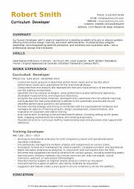 How to write a graphic design cover letter. Curriculum Developer Resume Samples Qwikresume