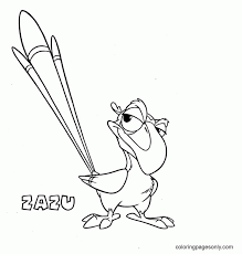 The lion king coloring pages. Zazu From The Lion King Coloring Pages The Lion King Coloring Pages Coloring Pages For Kids And Adults
