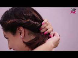 Pull your hair up in a high pony, and roll it over to create a bun that resembles a ballerina one. 3 Pretty Bun Hairstyles For Short Hair Popxo Video Dailymotion