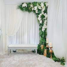 Greenwhitegoldwe Customade Your Dais Based On Your Space And Themelet Us Help U Your Weddin Latar Belakang Pernikahan Tempat Pernikahan Dekorasi Pernikahan