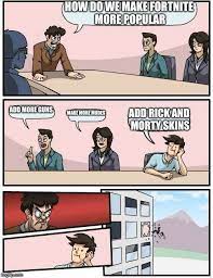Creator code = jango12340_ map code Boardroom Meeting Suggestion Meme Imgflip