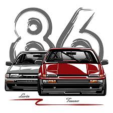 This included new water and oil pumps, new. Toyota Ae86 Trueno Levin On Behance