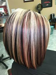 Highlights Blonde Red And Brown Hair By Victoria Sylvis Hair Styles Hair Color Highlights Hair Highlights