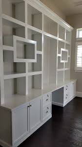 Bookshelves with breathing room are more visually pleasing than an inconsistent, haphazard collection. Custom Craft Woodworks Remodeling Custom Woodworking And Carpentry Services Built Ins Bookcases