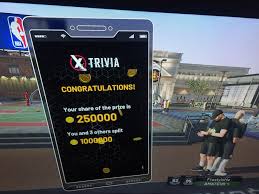 Every day at a certain time (depending on your time zone), a 2k daily trivia event will be held in the mycareer neighborhood, accessible from your phone. I Just Won 250 000 Vc From Trivia R Nba2k