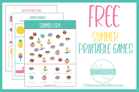 Check out the paint by number worksheets in the images below! Free Printable Summer Activities