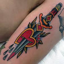 73 Traditional Dagger Tattoo Designs for Men