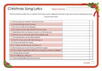 Jan 06, 2021 · to get your free christmas music quiz simply fill in your details in the form below, confirm your email and you will receive the password and access to the secret resource library. Christmas Song Lyrics