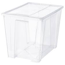 Samla Box Mit Deckel Transparent Ikea Osterreich Ikea Storage Boxes Ikea Boxes Ikea
