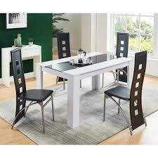 Icaverne table a manger seule pepper table a manger 4 a 6 personnes s. Table A Manger 4 Personnes Blanche