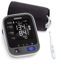 Omron Bp786 10 Series Upper Arm Blood Pressure Monitor Plus Bluetooth Smart With Thermometer Brickseek