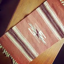 Navajo Woven Table Runner Wool Runner Native American Textiles Tribal Decor Mexican Rugs Vintage Table Runne Wool Runners Vintage Table Runner Mexican Rug