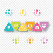 Infographic Chart Icon Color Triangle Classification