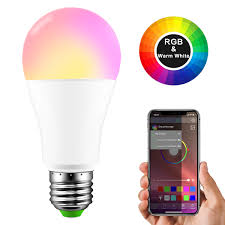 Lemonbest Bluetooth Smart Led Light Bulb E27 15w Voice Music Control Lighting Lamp Rgbw Multiple Colors Led Bulb Walmart Com Walmart Com
