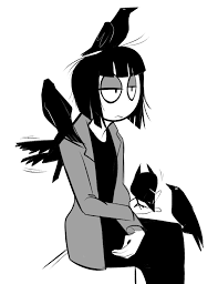 Black And White Anime Characters Png Tumblr O5otcbkgqp1u2eeulo2 1280 Png Png Image 800 1041 Pixels Cute Anime Character Cartoon Drawings Creepy