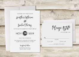 The Modern Wedding Invitation With Rsvp Formal Wedding Etsy Wedding Invitations Rsvp Modern Wedding Invitations Wedding Invitations