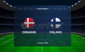 Nach einem medizinischen notfall um christian eriksen wird das spiel um 20.30 uhr forgesetzt. Russland Vs Denmark Spiel Ergebnis Europaische Fussballmeisterschaft 2020 Stock Vektorgrafi Crushpixel