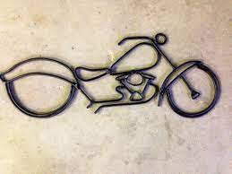 Wire Motorcycle Wall Art Motorcycle Wall Art Wire Jewelry Making Wire Crafts
