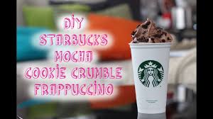Process until smooth and ice is crushed. Diy Mocha Cookie Crumble Frappuccino Youtube