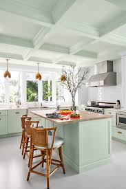 These 25 Color Combinations Are Unexpected But They Totally Work Painted Kitchen Cabinets Colors House Painting Colour Combinations Stylish Kitchen