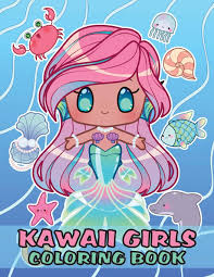 A lot of the cutest anime girls have a visual calling card that identifies them and ties together their look. Kawaii Girls Coloring Book For Kids Gorgeous Cute Kawaii Anime Girls With Magical Manga Background Scenes Ages 4 8 Corner Cuties 9781704929910 Amazon Com Books
