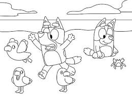 The secret life of pets. Multi Bluey Characters Coloring Pages Bluey Coloring Pages Coloring Pages For Kids And Adults