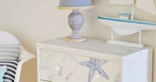 Beach themed furniture transfers etsy gift. Ikea Rast Chest Hack With Coastal Sea Life Image Transfers Chalk Paint Coastal Decor Ideas Interior Design Diy Shopping