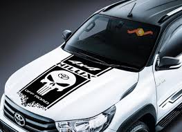 Toyota Hilux 1x Hood Stripes Vinyl Hood Decal Sticker Graphics Premium Quality Toyota Hilux Toyota Toyota 4runner