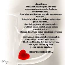 Keep Sholeh Son Doa