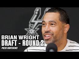 San Antonio Spurs' Brian Wright's Post-Draft Press Conference