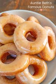 Beth S Famous Glazed Donuts Recipe Homemade Krispy Kremes Recipe Homemade Donuts Recipe Donut Recipes Recipes