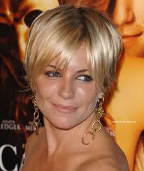 Celebrities short haircuts will help you for a make decision easily. Sienna Miller Shaggy Pixie Hairstyle Razor Cut And With Bangs