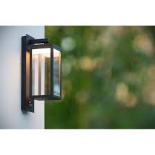 Browse unique outdoor wall lights for sale at destination lighting! Lucide Clairette Anthrazit Integrated Led Glass Outdoor Flush Mount Reviews Wayfair Co Uk
