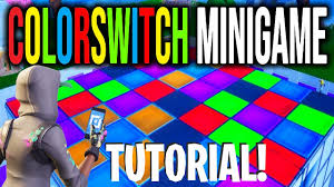 Fortnite is a registered trademark of epic games. How To Make Color Switch In Fortnite Creative Youtube