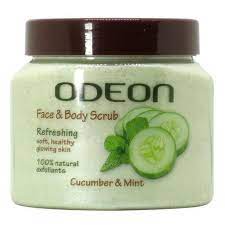 Odeon Face And Body Scrub Cucumber And Mint Natural 300ml Shopee Malaysia
