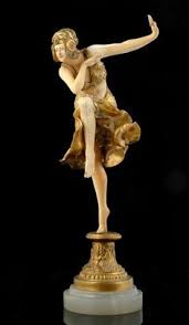 Art deco dancing lady figurines | ebay. 190 Art Deco Figurines Statues Ideas Art Deco Deco Art