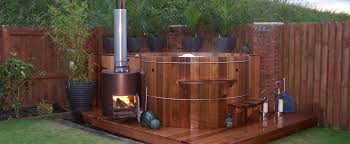 Wood Fired Model Terete Hot Tubs Cedar Hot Tub Hot Tub Outdoor Hot Tub Deck