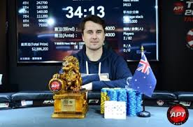 APT Taiwan: Hamish Crawshaw Wins Main Event Title (TW$725,200) PokerGuru