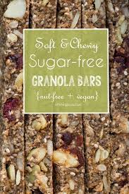 They make a great breakfast, snack or dessert! Soft Chewy Sugar Free Baked Granola Bars Oh She Glows This Vegan And Nut Free Recipe Uses The Natural Sweetne Granola Bars No Bake Granola Bars Granola