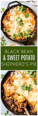 Black Bean And Sweet Potato Shepherd S Pie Little Broken Recipe Sweet Potato Dinner Shepherds Pie Sweet Potato