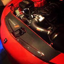 New Custom Carbonfiber Radiator Cover From Blackopsautoworks Painted By Vicsbodyshop Billet Technology Dodgeofficial Chrysler Jeep Mopar Radiator Cover