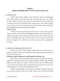 Check spelling or type a new query. Aspek Keperilakuan Pada Etika Akuntan