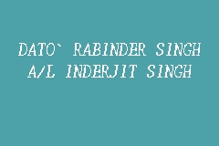 This company officer is, or was, associated with at least 2 company roles. Rabinder Budiman Amp Associates