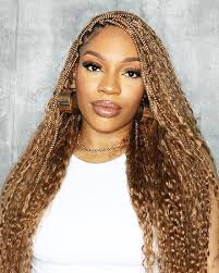 Amazon.com : Human Braiding Hair for Boho Braids Mixed Synthetic Hair  2Bundles 160g for Boho Braid Human Hair Deep Wave Bulk Human Hair for  Braiding No Weft Hair Extensions for Bohemian Braids