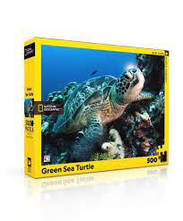 Maybe you would like to learn more about one of these? Green Sea Turtle 500 Piece Jigsaw Puzzle Green Sea Turtle Green Sea Largest Sea Turtle