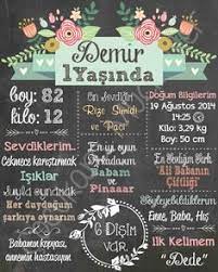 our panel that we have prepared for demir s 1 year party demir in 1 yas partisine